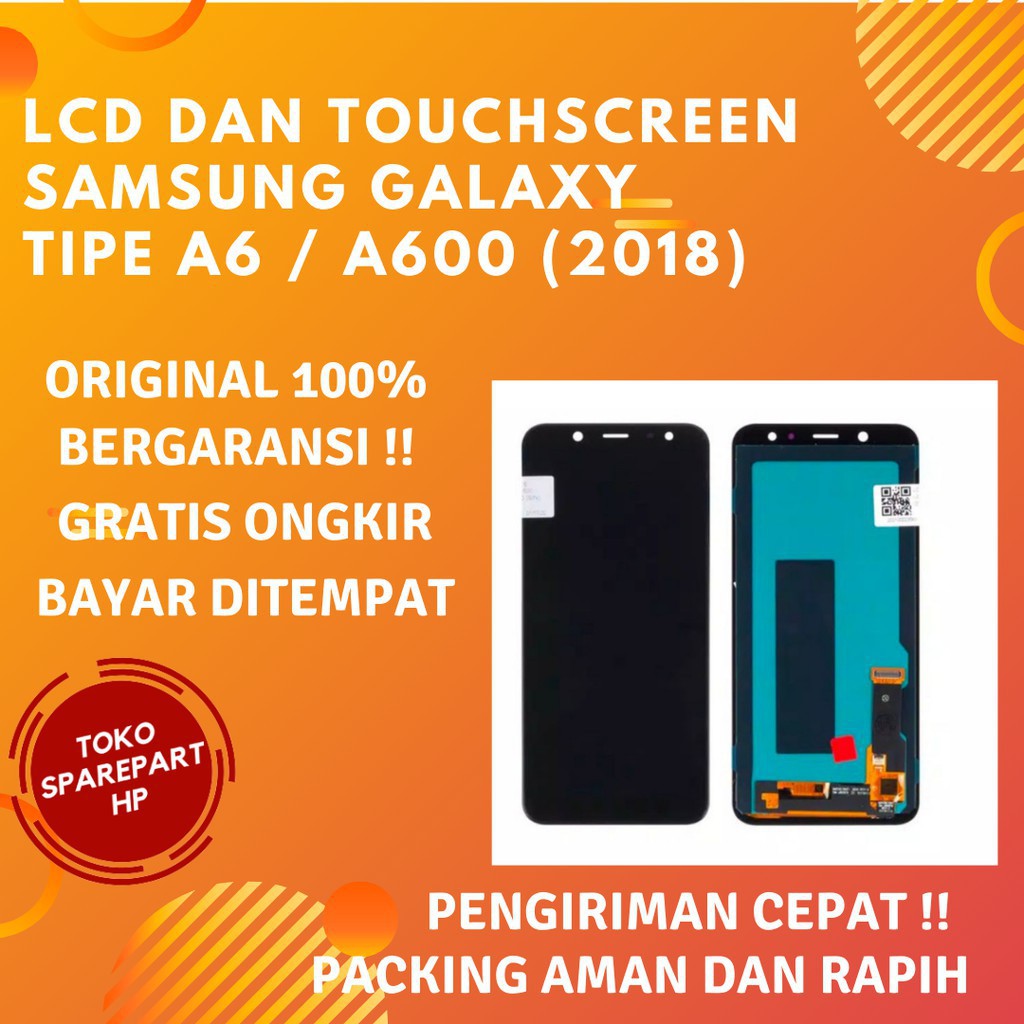 Jual Lcd Original Samsung Galaxy A600 / A 600 Ori OLED Fullset + Layar ...