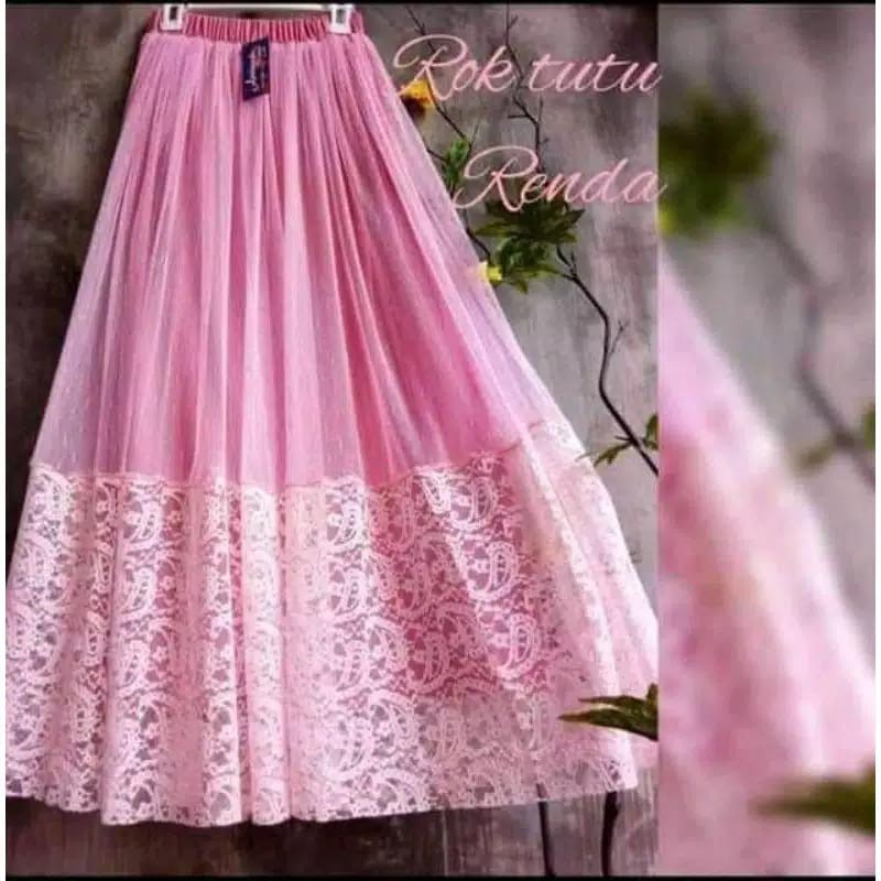 Jual ROK TUTU RENDA DEWASA // MAXI ROK // ROK TUTU DEWASA // BAWAHAN ...