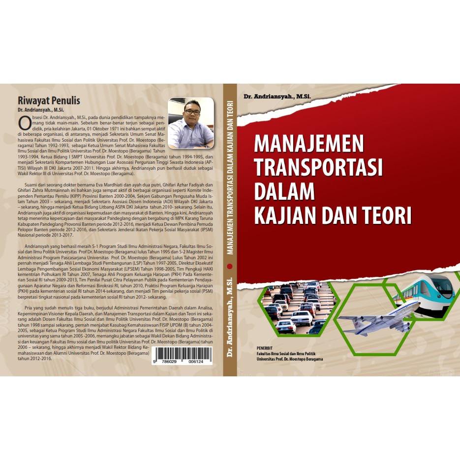 Jual Manajemen Transportasi Dalam Kajian Dan Teori By Dr. Andriansyah.M ...