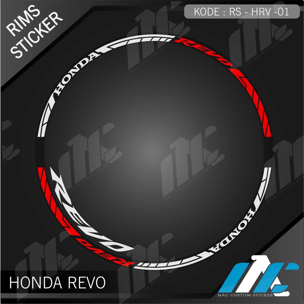Jual CUTTING STIKER STICKER LIS LIST RODA MOTOR HONDA REVO - AKSESORIS ...