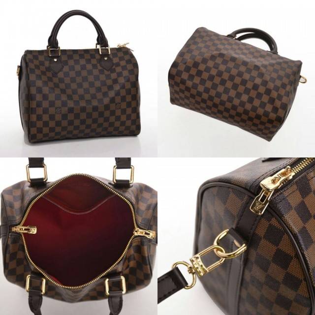 Tas LV Speedy Speedy Monogram Hitam Terbaru 40391