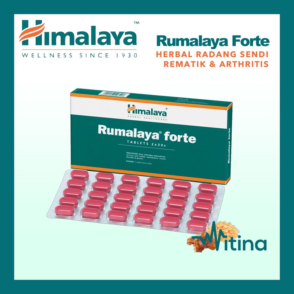Jual HIMALAYA RUMALAYA FORTE HERBAL ANTI RADANG SENDI ASAM URAT REMATIK ARTHRITIS SPONDYLOSIS