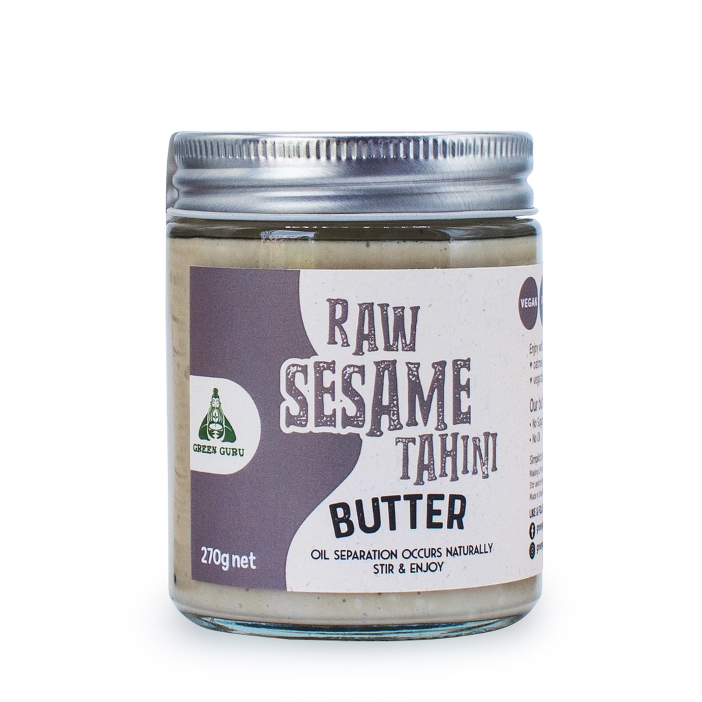 Jual Raw Sesame Tahini Butter 270Gr (Unsweetened, Gluten Free, Vegan ...