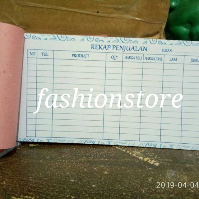 Jual Buku Rekap Penjualan Olshop Murah Shopee Indonesia 6192