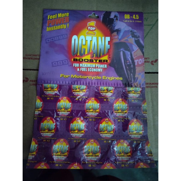 Jual Top 1 Octane Booster. Harga per lembar (12 pil) | Shopee Indonesia