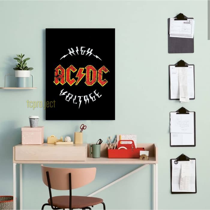 Jual POSTER AC DC HIGH VOLTAGE - HIASAN DINDING - POSTER MUSIK 001 ...