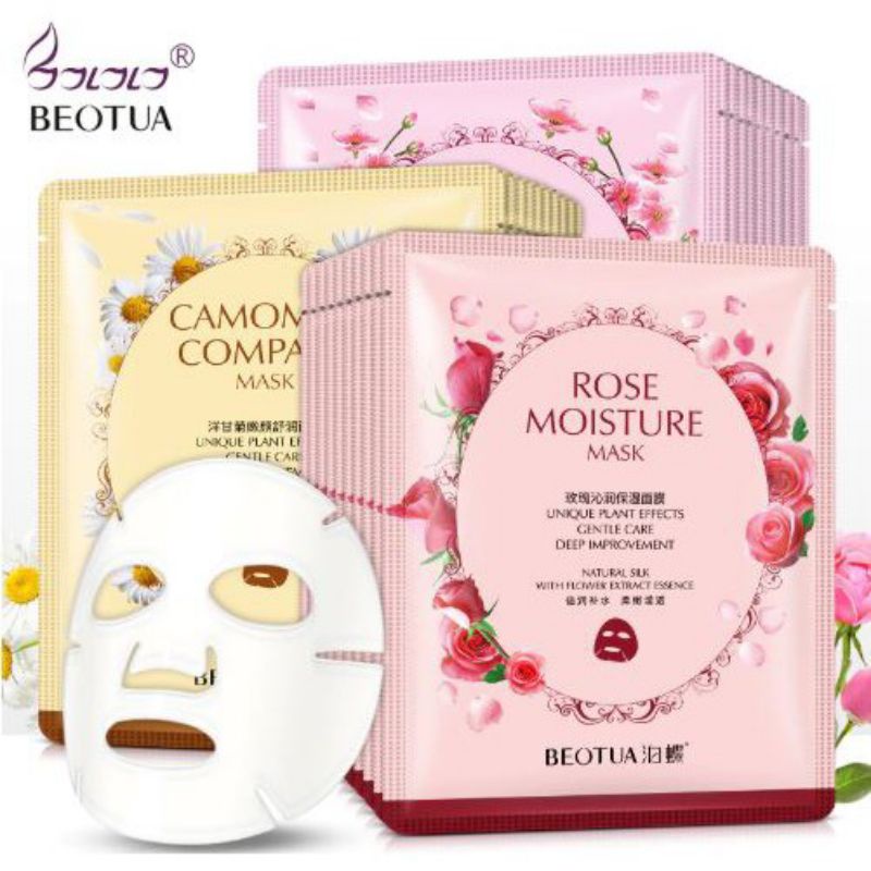 Jual BEOTUA UNIQUE PLANT SHEETMASK || MASKER BEOTUA | Shopee Indonesia
