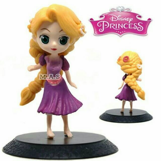 Jual Disney Princess Action Figure Mini Ariel Rapunzel Tinkerbell Cake ...