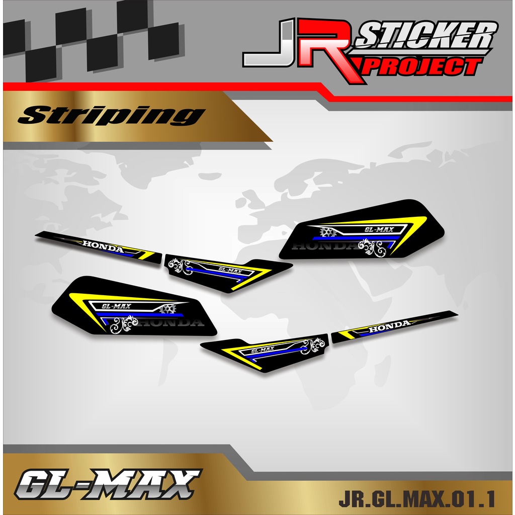 Jual Sticker Striping Lis Variasi GL PRO - GL MAX | Shopee Indonesia