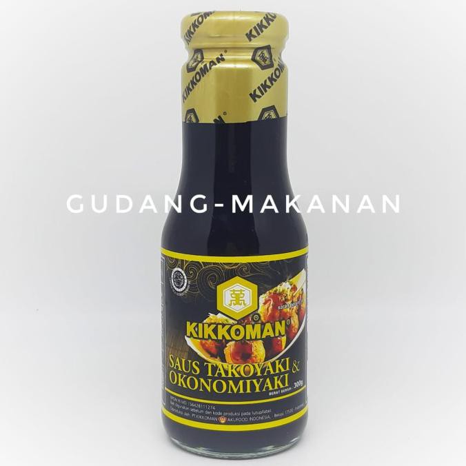 Jual Kikkoman Takoyaki Okonomiyaki Sauce Saus Takoyaki Halal Gr