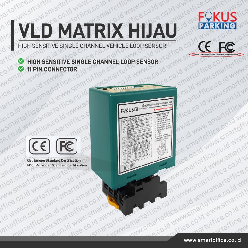 Jual Matrix VLD Loop Sensor High Sensitive Vehicle Loop Detector LD100 ...