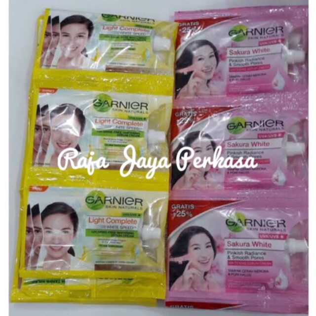 Jual Garnier Cream Sachet 12 Pcs (Garnier Saset) Shopee Indonesia