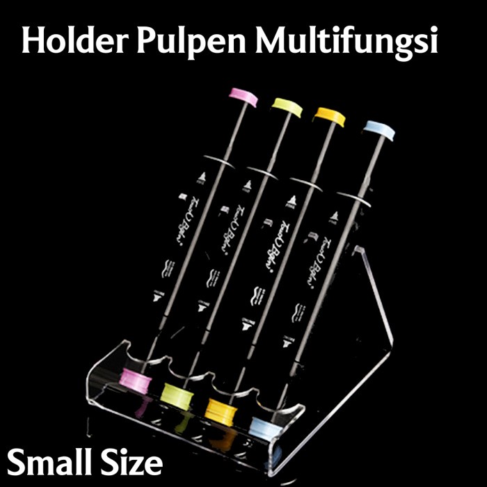 Jual Pen Holder Acrylic Small Stand Pulpen Akrilik Kecil Tempat