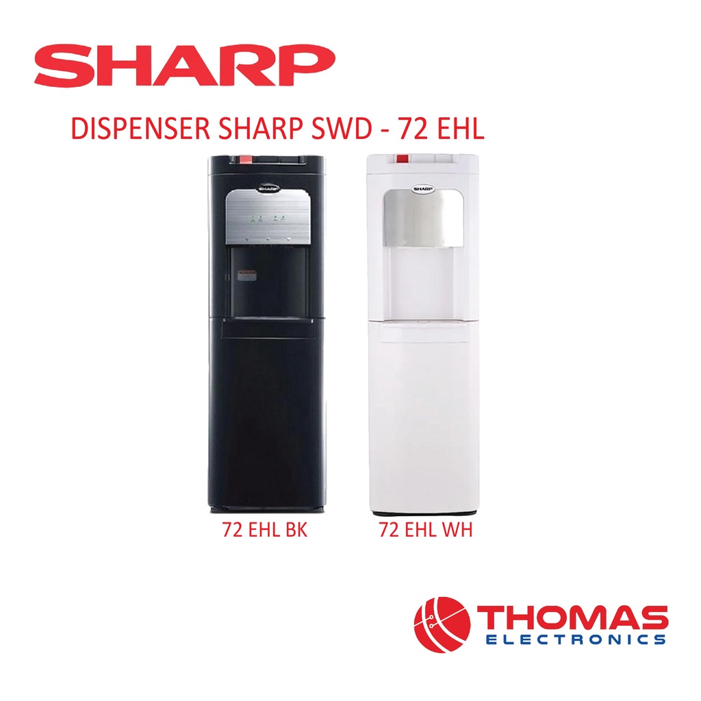 Jual Dispenser GALON BAWAH Sharp SWD 72 EHL BK Dispenser 72 EHL WH ...