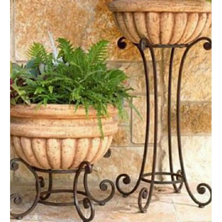 Jual stand pot besi tatakan rak pot classic | Shopee Indonesia