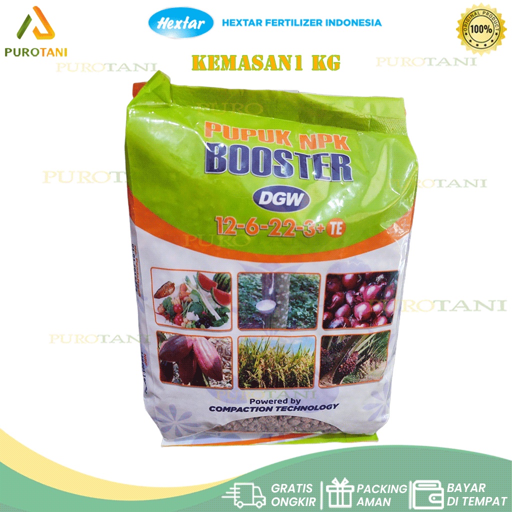 Jual Pupuk NPK BOOSTER DGW 12-6-22-3+TE 1KG | Shopee Indonesia