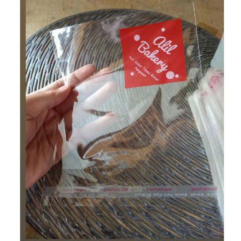 Jual Sablon Plastik opp 18x18 tebal 30mic Sablon, Kemasan Roti Sablon ...