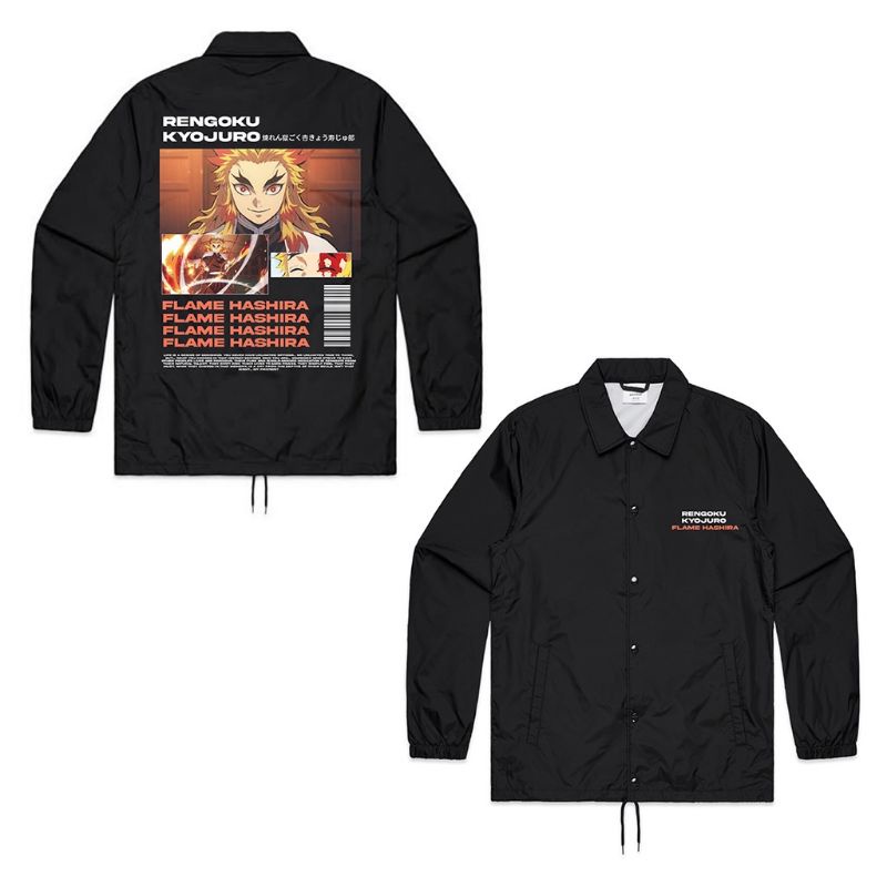 Jual JAKET COACH ANIME DEMON SLAYER - RENGOKU KYOJURO | COACH JAKET ...