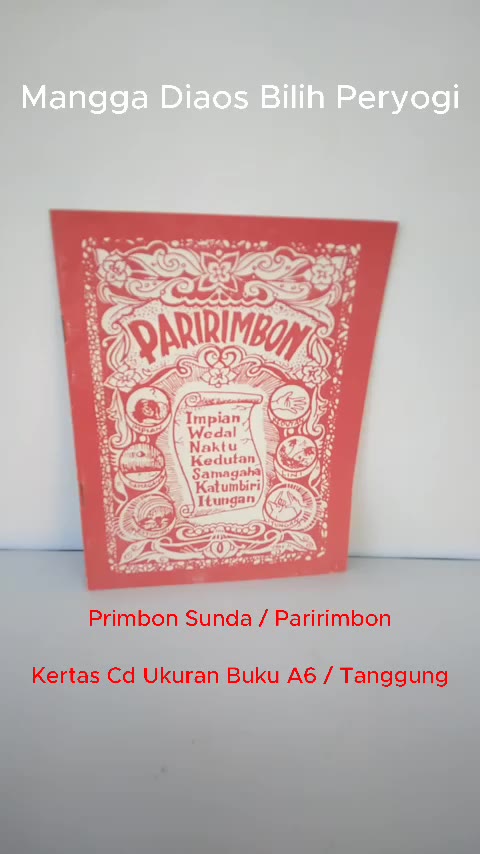 Jual Paririmbon | Buku Primbon Sunda / Bahasa Sunda Detail Isi Buku ...