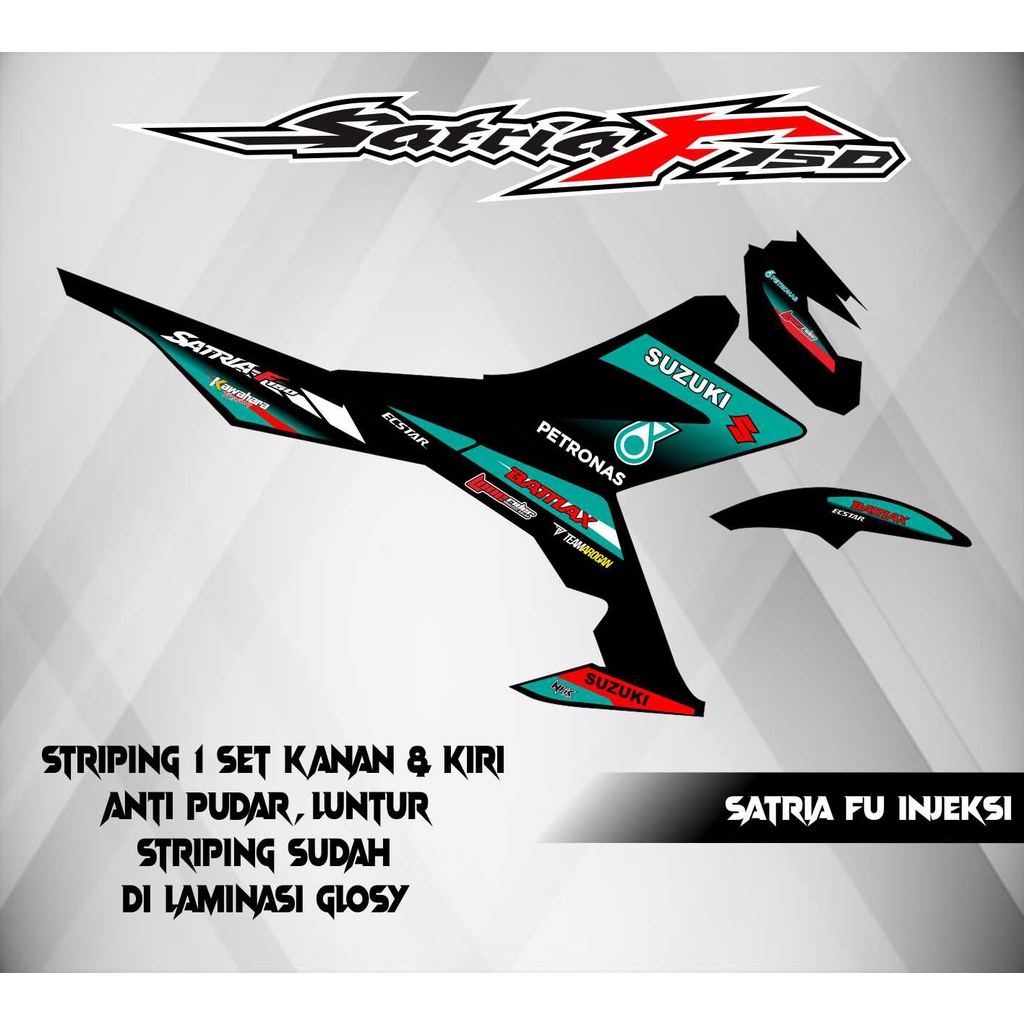 Jual STRIPING STICKER VARIASI SATRIA FU INJEKSI PETRONAS | Shopee Indonesia