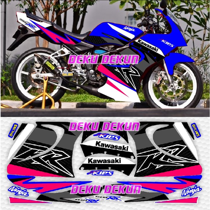 Jual Striping Ninja Rr Old Decal Variasi Sport Laminasi Glosy Cuting ...
