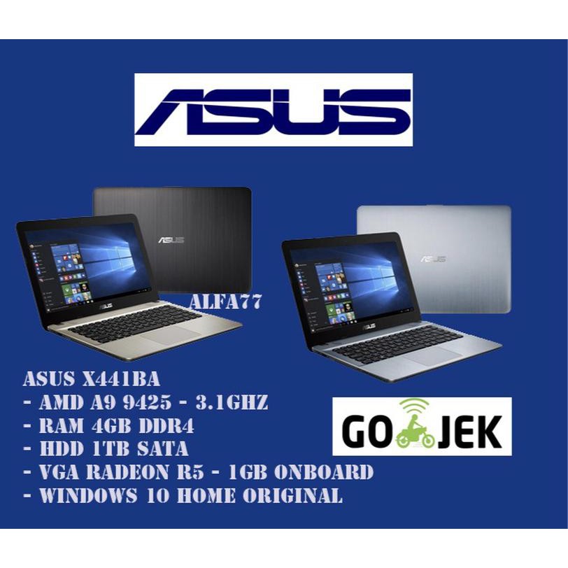 Jual LP2500 LAPTOP GAMING ASUS X441BA AMD A9 9425 | 4GB | 1TB | VGA R5 ...