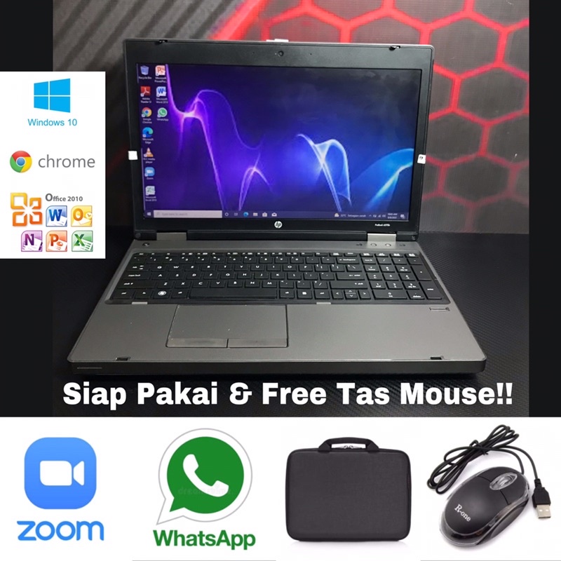 Jual Laptop Hp Probook 6570b Ram 4gb Hdd 320gb Intel Core I5 3320m Cpu 26ghz Win 10 Siap Pakai 1122