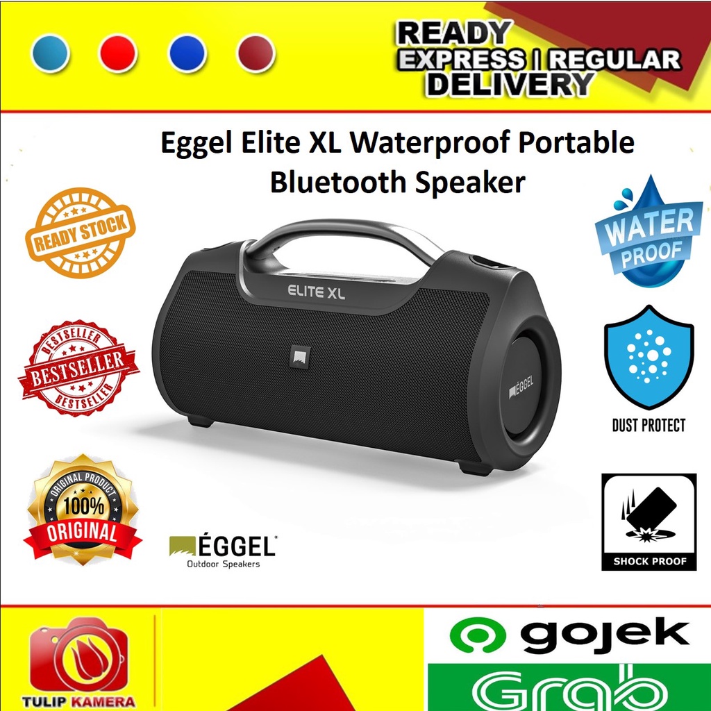 Jual Eggel Elite Xl Waterproof Portable Bluetooth Speaker Shopee Indonesia