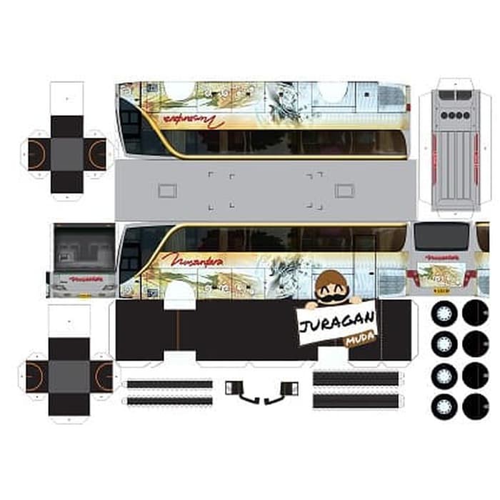 Jual DIY Miniatur Bus Nusantara Old Setra Papercraft Lembaran | Shopee ...