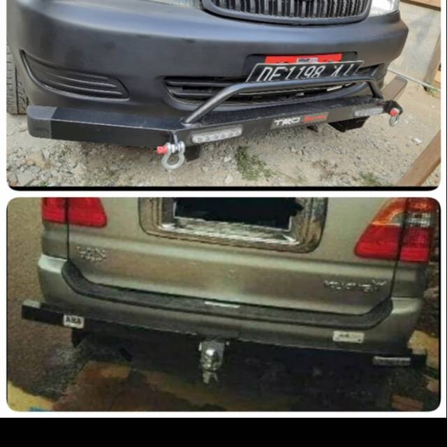 Jual Paket Towing Tanduk Pengaman Bumper Depan Belakang Mobil Kijang New Lgx Lsx Shopee