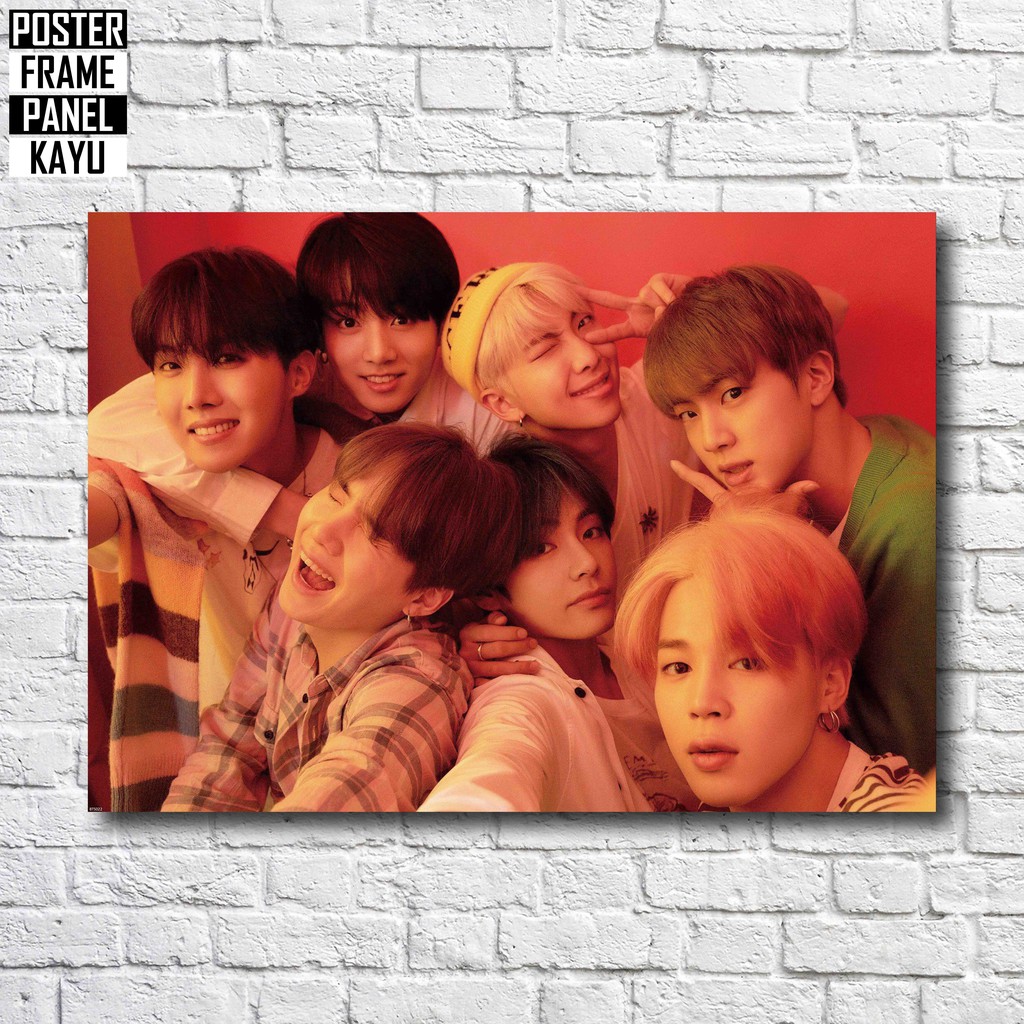 Jual Poster BTS Frame Kayu Solid A4 BTS022 | Shopee Indonesia