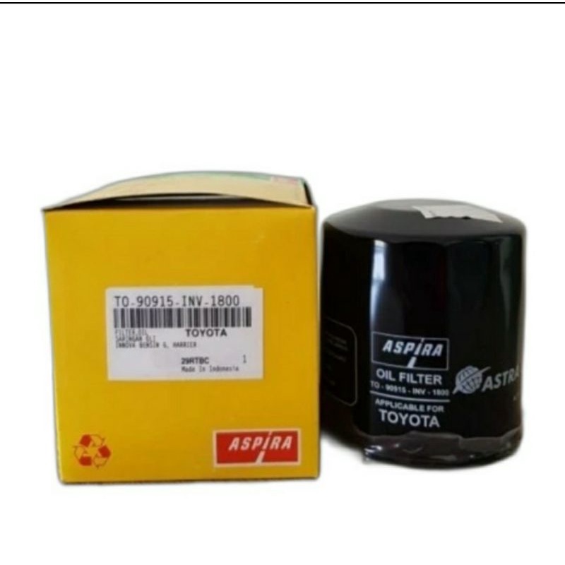 Jual Filter Oli / Saringan Oli Innova / Inova Bensin 2004-2015 ASPIRA ...