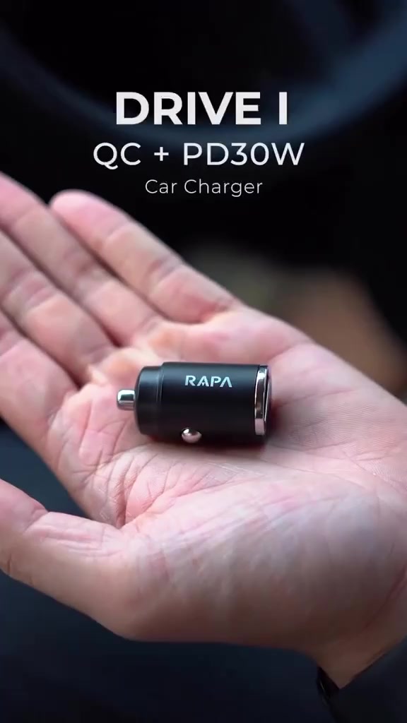 Jual RAPAtech CAR CHARGER DUAL PORT USB 45W 30W PD SUPER FAST CHARGING ...