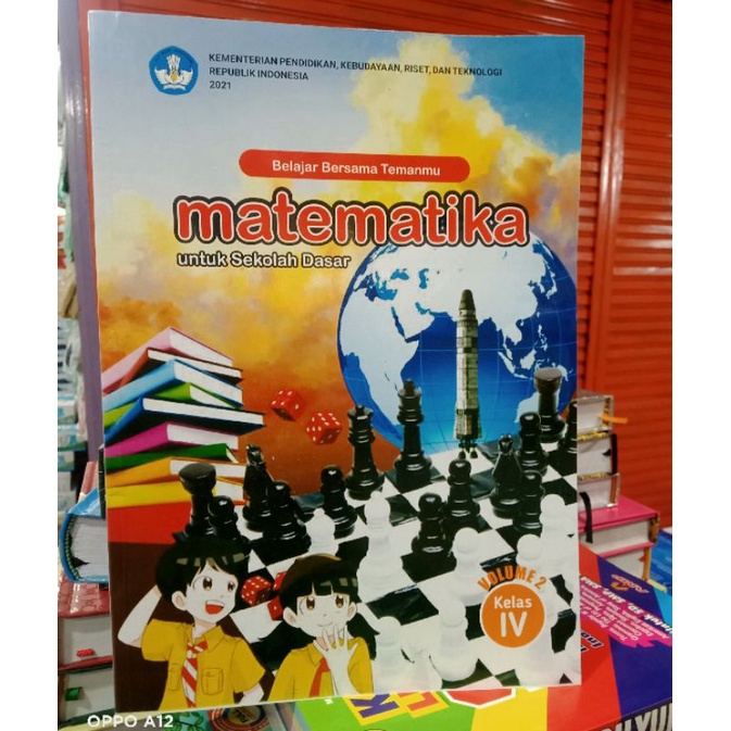 Jual Buku Paket Matematika kelas 4 SD Volume 2 Kurikulum Merdeka 2021 ...