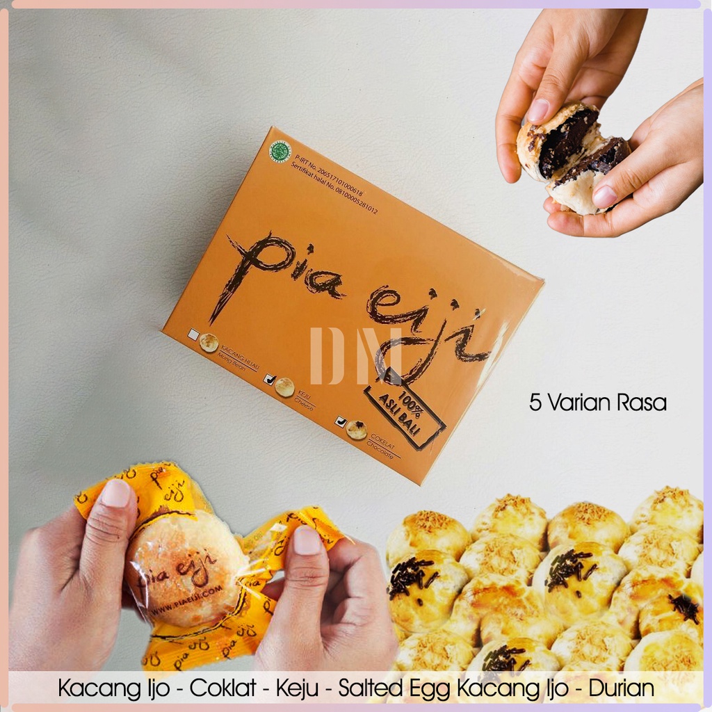 Jual Pia Eiji : Mix Coklat Keju isi 8 Pcs - Oleh Oleh Khas Bali Fresh ...