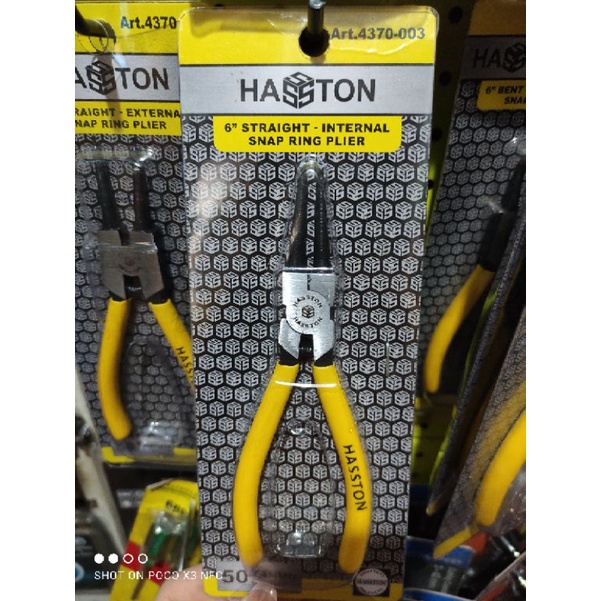 Jual tang pin lurus tekan tutup prohex / snap ring tekan tutup prohex ...