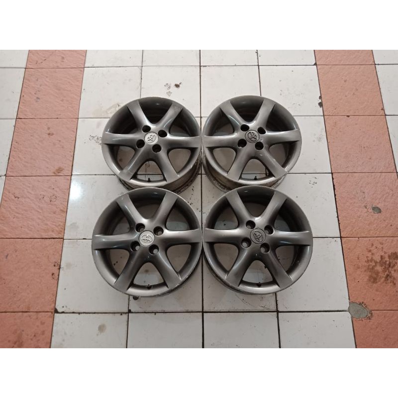 Jual VELG SECOND COPOTAN MOBIL TOYOTA ALTIS RING 15 PCD 4X100 VELG ONLY ...