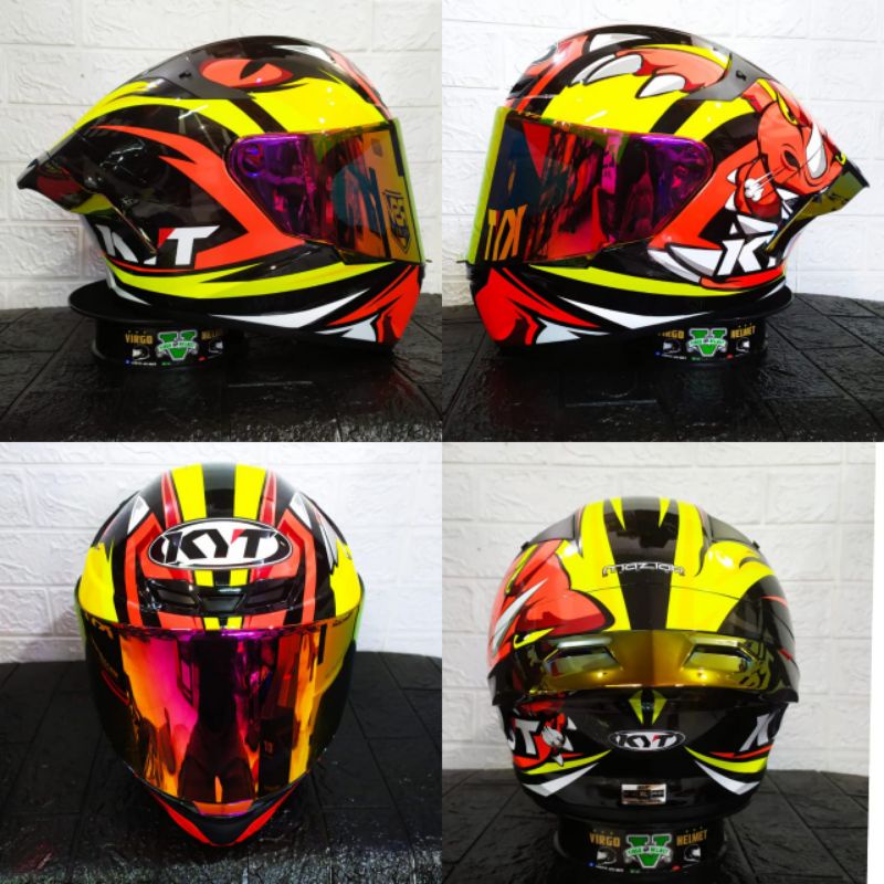 Jual HELM KYT TT COURSE RHINO PAKET GANTENG Shopee Indonesia