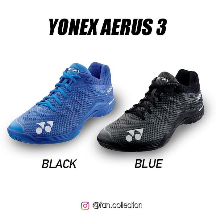 Sepatu Badminton Yonex AERUS 3 Sepatu Bulutangkis Yonex AERUS 3 Biru 44