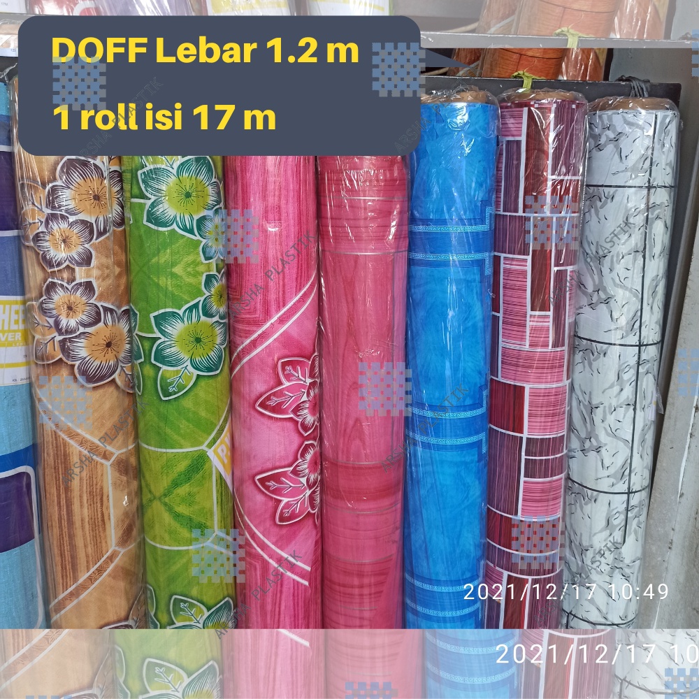 Jual Roll Gulungan Karpet Lantai Plastik Motif Taplak Meja Perlak Vinyl ...