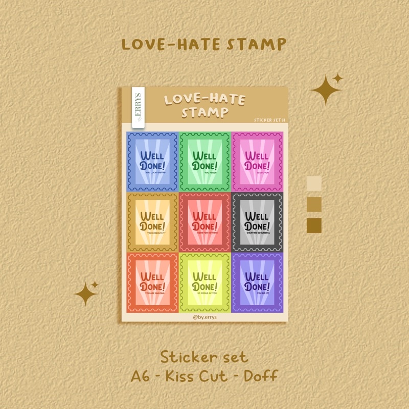 Jual Sticker Perangko Aesthetic | Shopee Indonesia