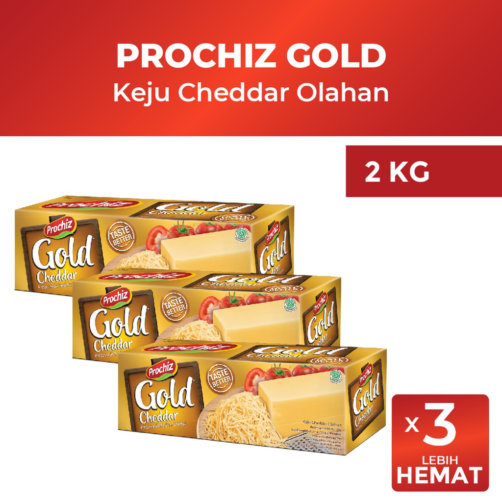 Jual PROCHIZ Gold 2 Kg Triple Pack | Shopee Indonesia