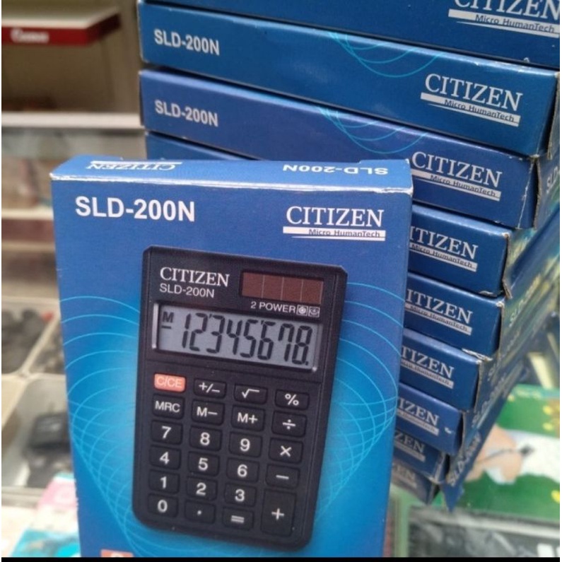 Jual Kalkulator CITIZEN SLD 200 N calculator SLD200N kasir alat hitung ...