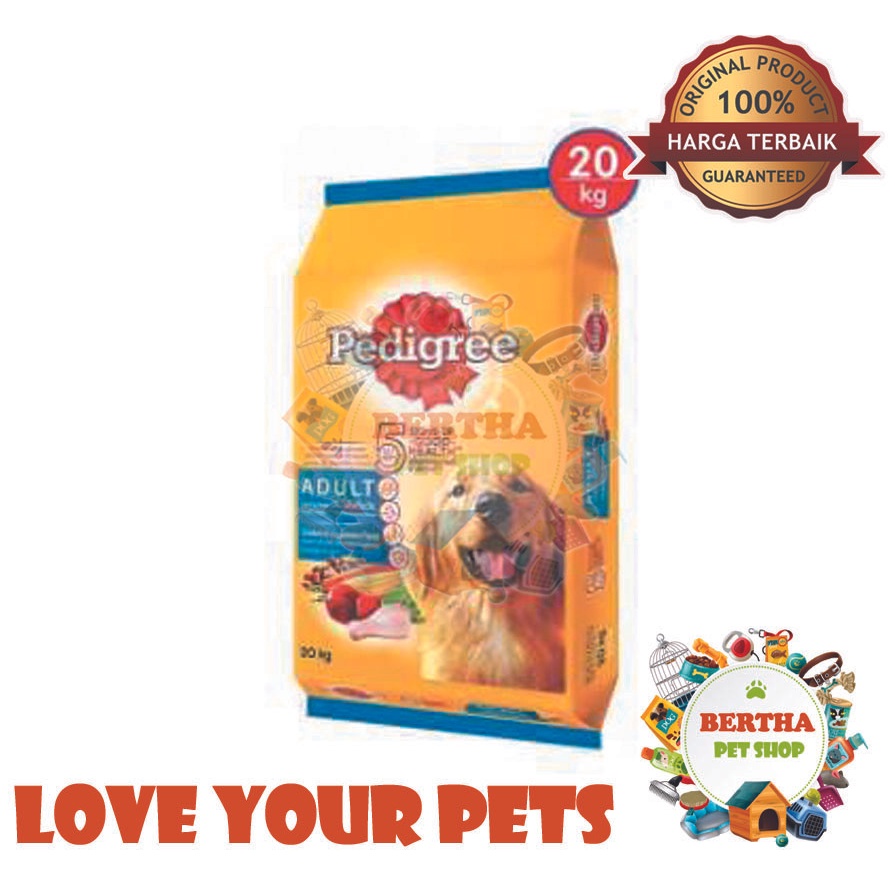 Jual PEDIGREE 20KG MAKANAN ANJING Shopee Indonesia