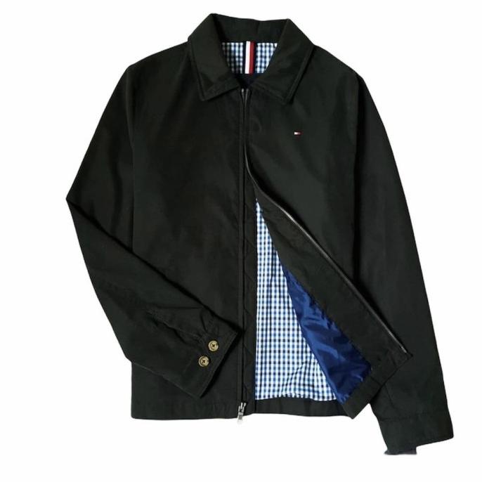 Jual Tommy Hilfiger Jacket 100% Original Black | Shopee Indonesia