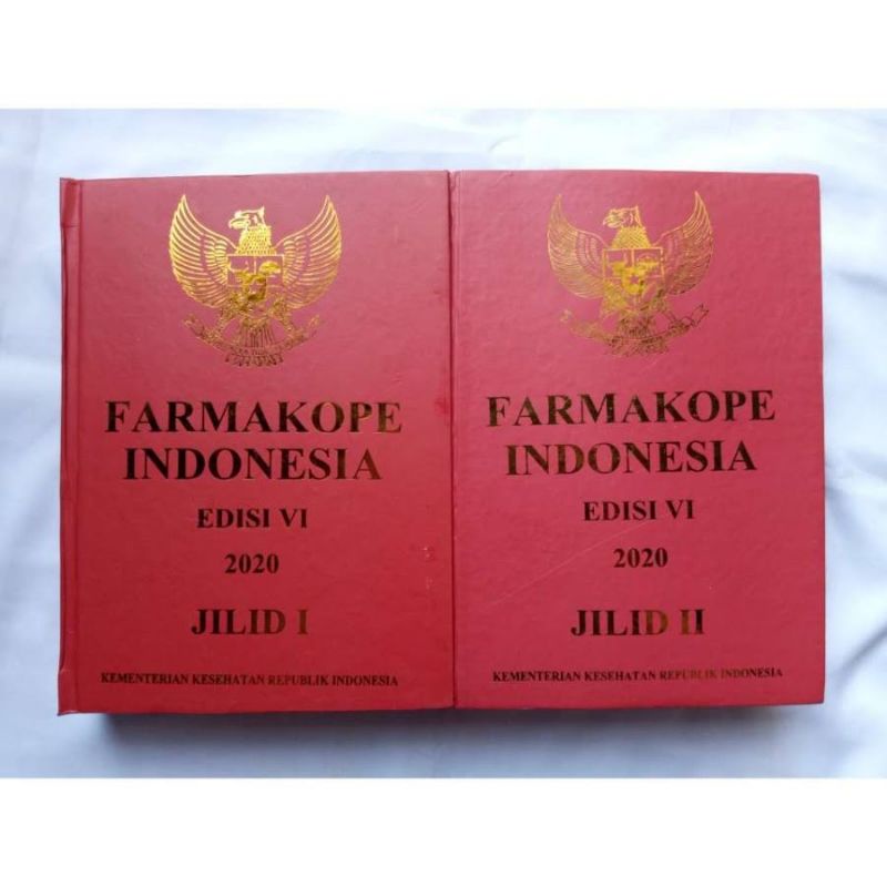 Jual BUKU / KITAB FARMAKOPE INDONESIA EDISI 6 / VI JILID 1 & JILID 2 ...