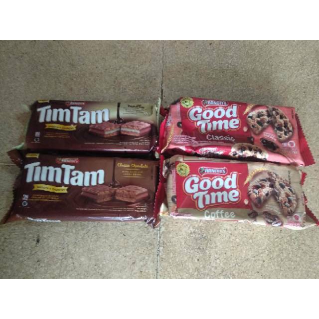 Jual Tim Tam 81 gr / Good Time BISKUIT 72 gr | Shopee Indonesia