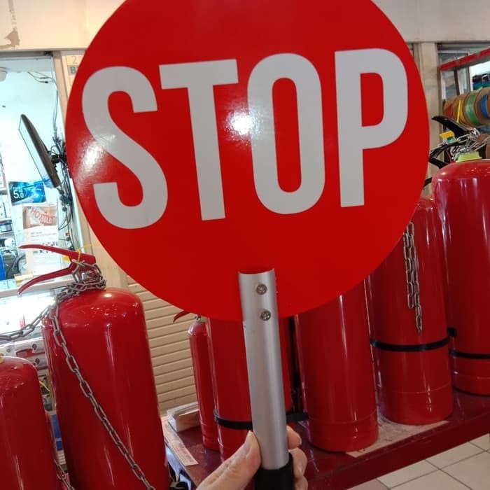 Jual Rambu pegang STOP 20cm | Shopee Indonesia