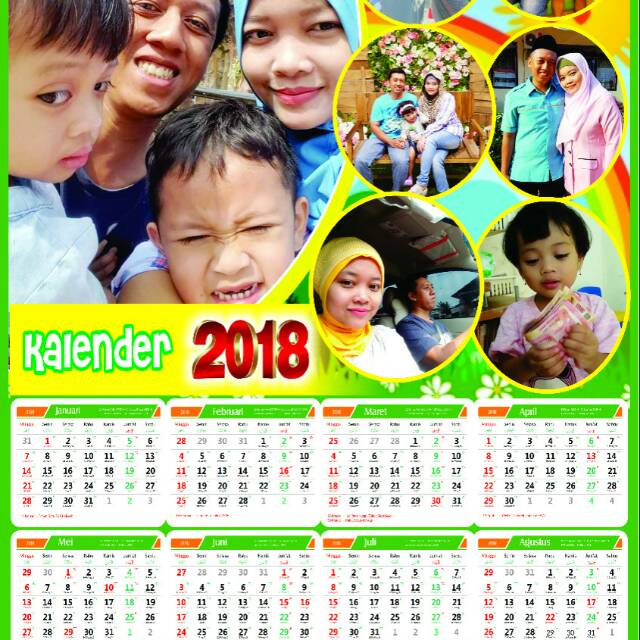 Jual Kalender custom print foto | Shopee Indonesia
