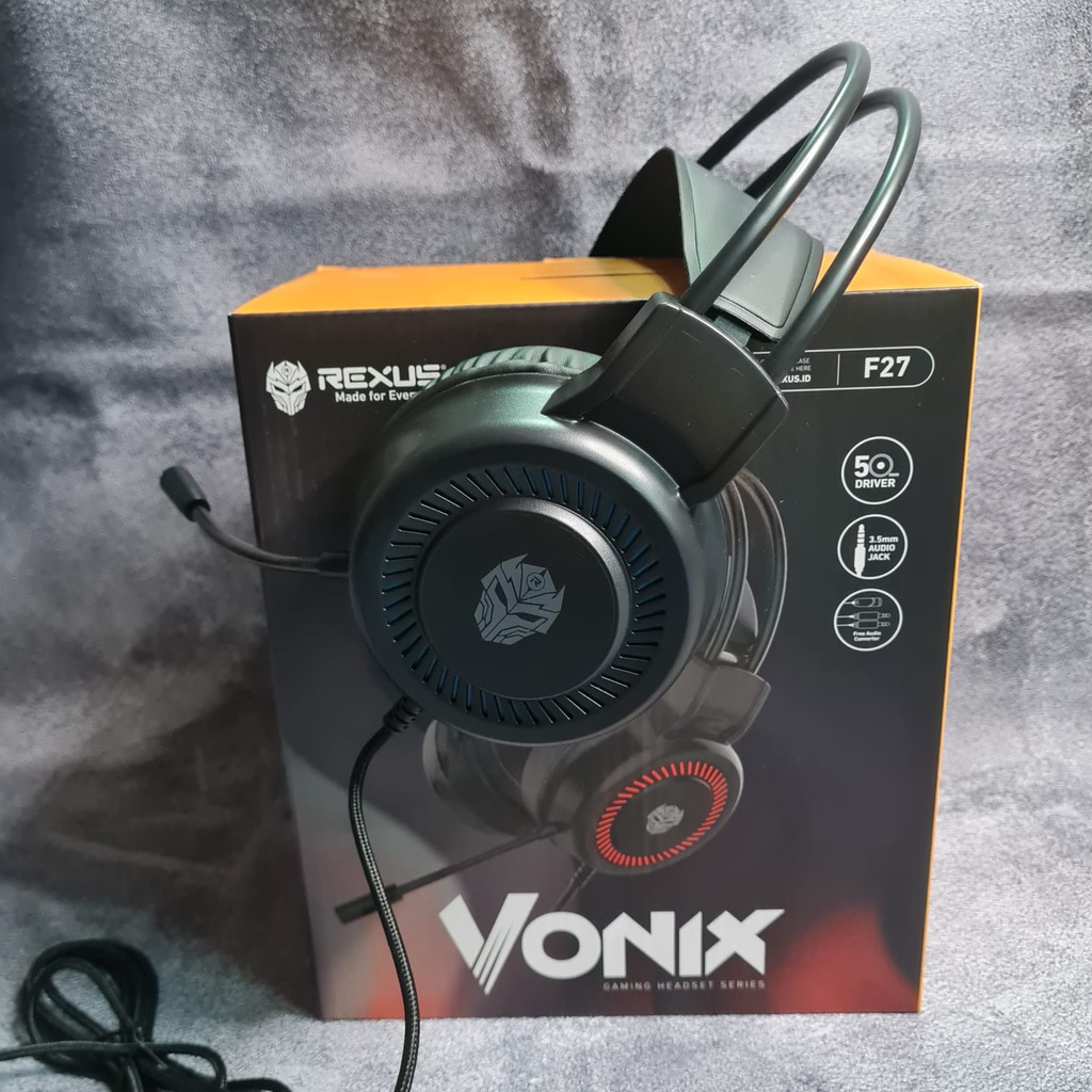 Jual HEADSET Gaming REXUS F27 | Shopee Indonesia